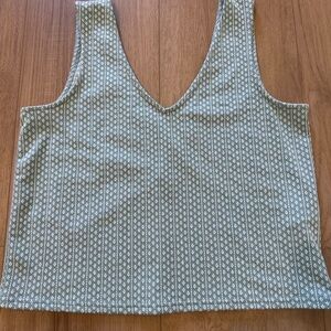 Patterned Sleeveless Top